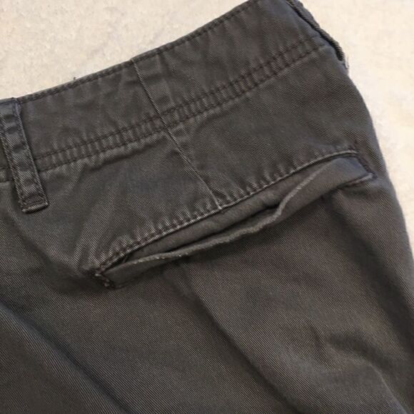 Elle size 16 gray pants 100% cotton straight leg - Picture 6 of 8